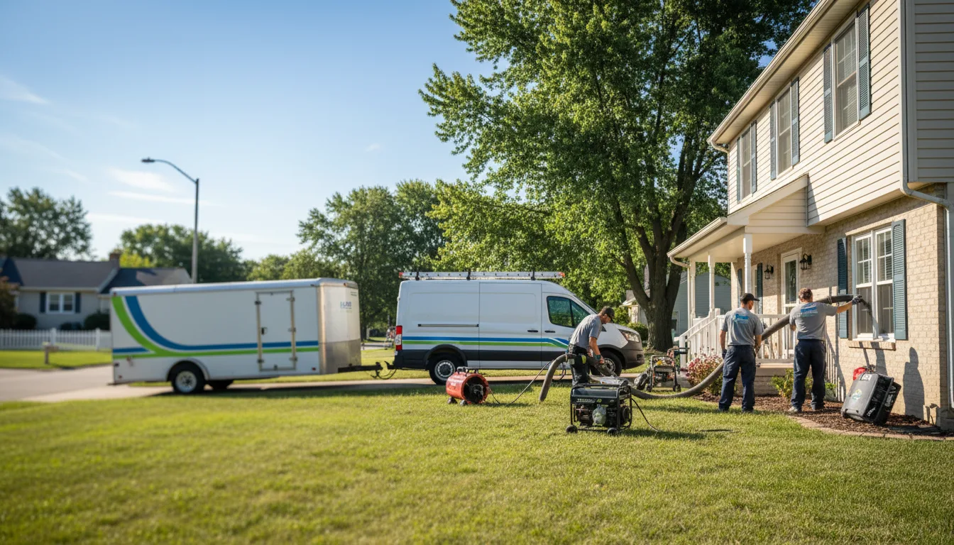 Flooded Basement Restoration And Cleanup With Repair in Fairbank, IA near me